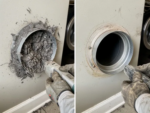 Professional clogged vent cleaning by Grand Terrace Dryer Vent Cleaning in Grand Terrace