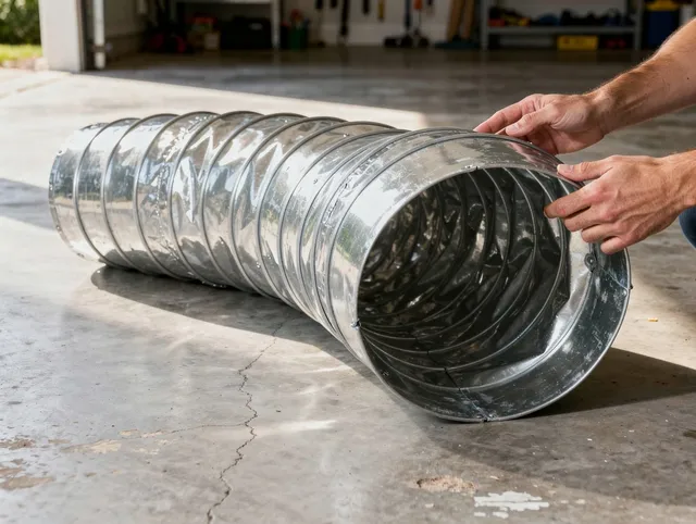 Grand Terrace Dryer Vent Cleaning specialist using advanced equipment for thorough duct cleaning in Grand Terrace