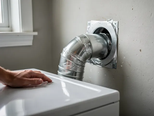 Grand Terrace Dryer Vent Cleaning expert performing professional dryer vent repair and installation in Grand Terrace