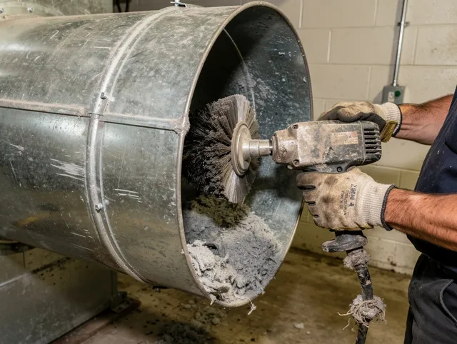 Industrial-grade dryer vent cleaning by Grand Terrace Dryer Vent Cleaning in Grand Terrace